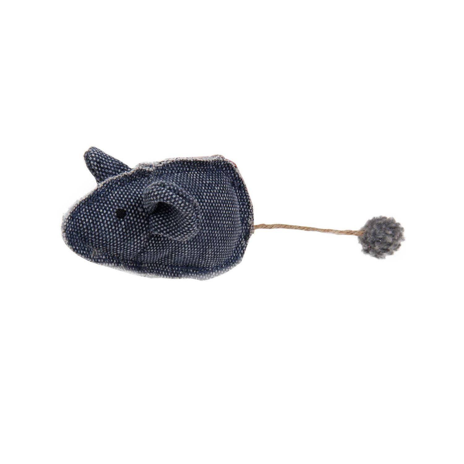 Pet Life Pompom Kitty Mouse Plush Catnip Cat Toy