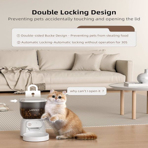 Automatic Cat Feeder - WiFi Cat Food Dispenser
