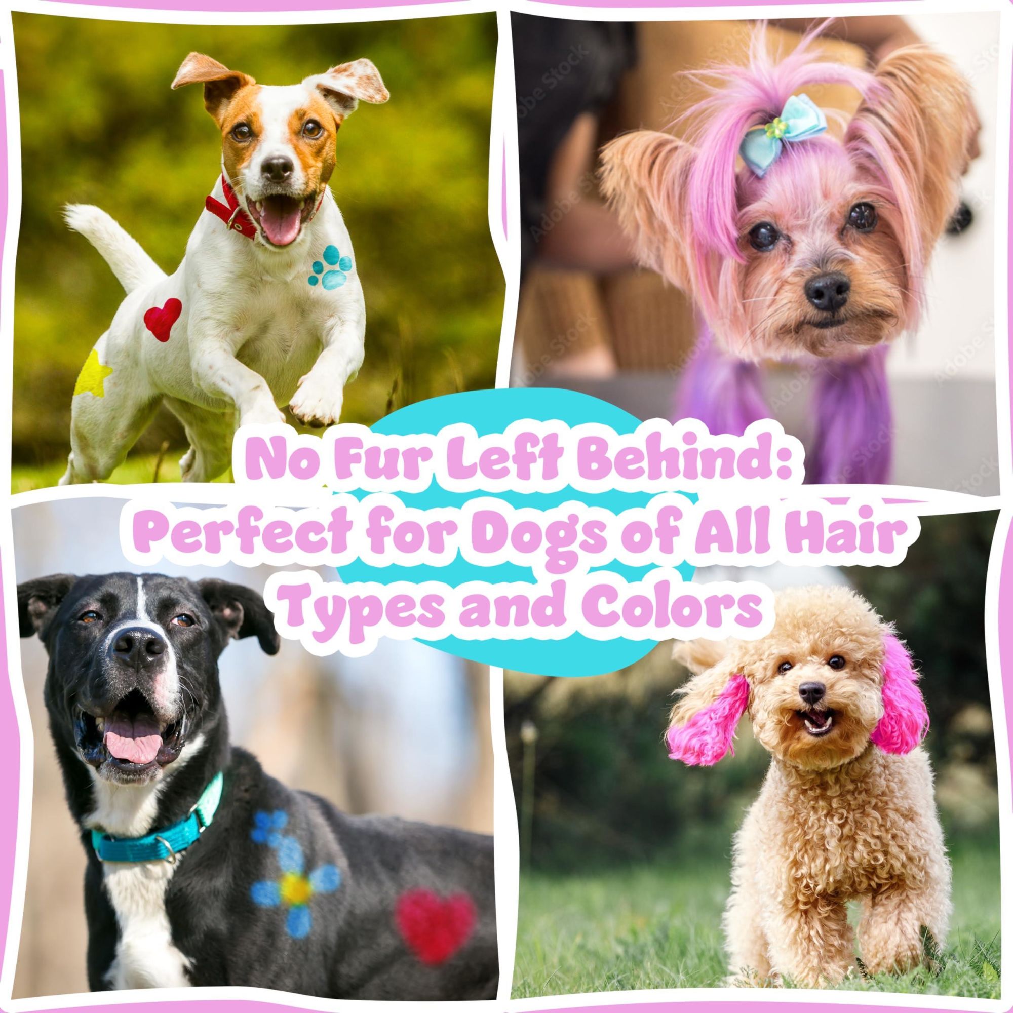 Pets Hair Dye 8 Colors Non Toxic