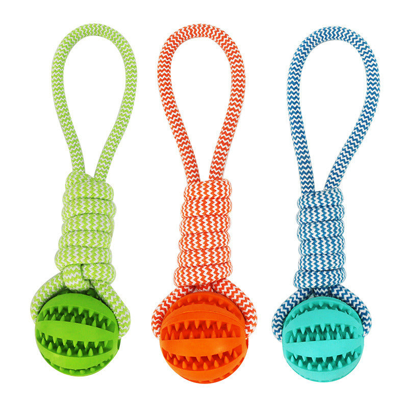 dog toys hemp rope rubber