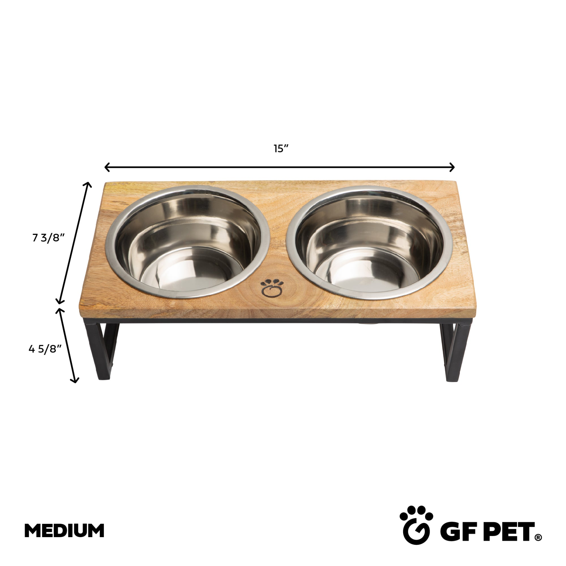 Wood N Metal Elevated Feeder