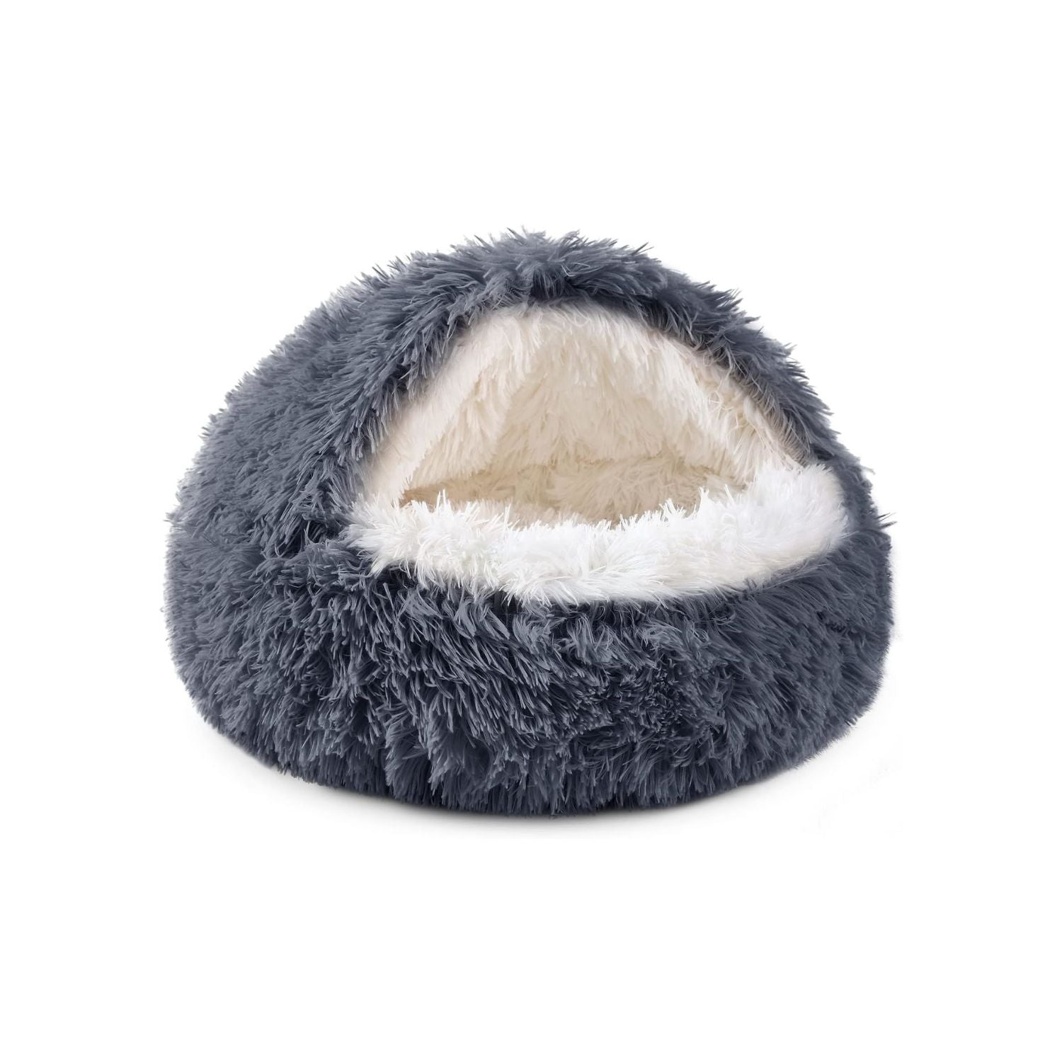 Burrowing Cave Hooded Pets Bed