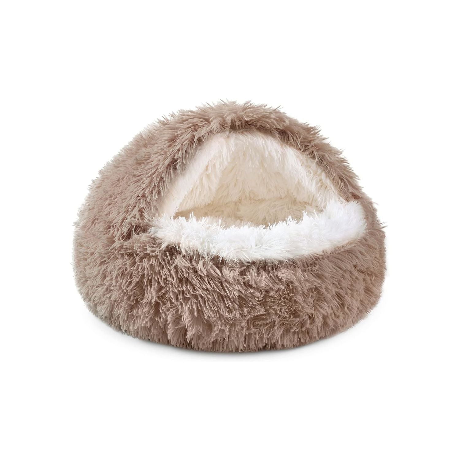 Burrowing Cave Hooded Pets Bed