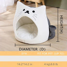 Adorable Cat Shape Pet House   