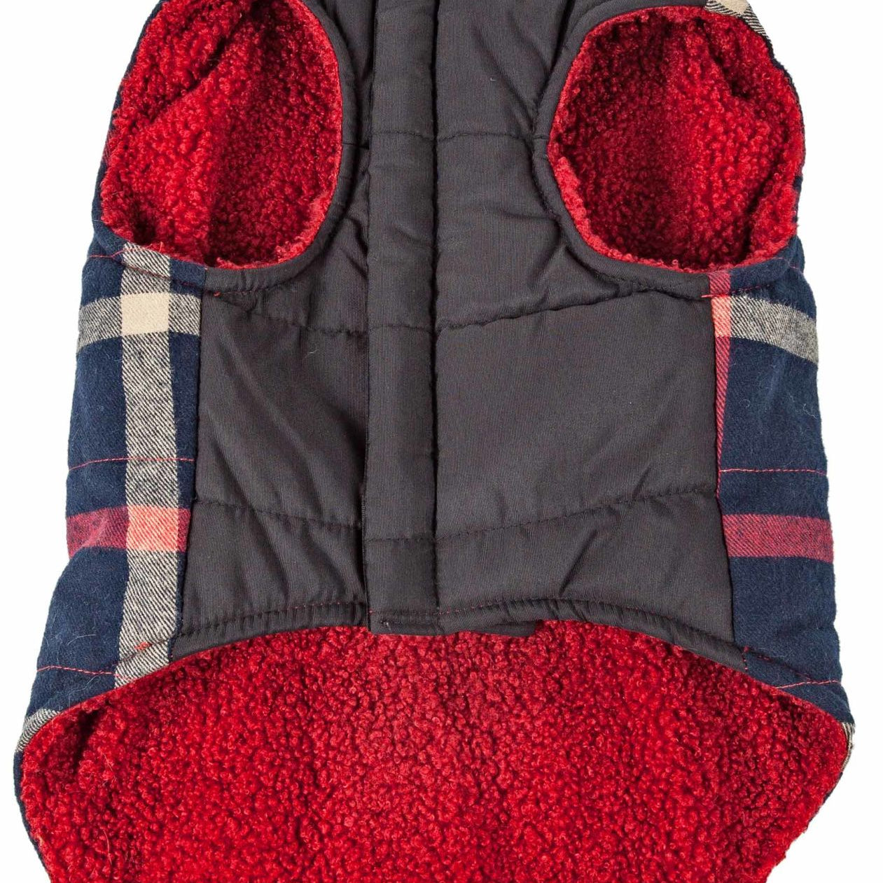 Classical Plaided Insulated Pet Jacket