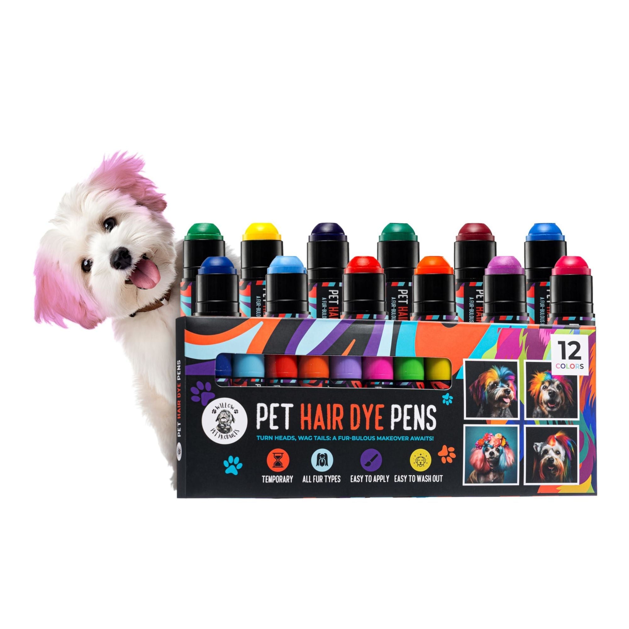 12 Vibrant Non Toxic and Temporary Pets Hair Dyes