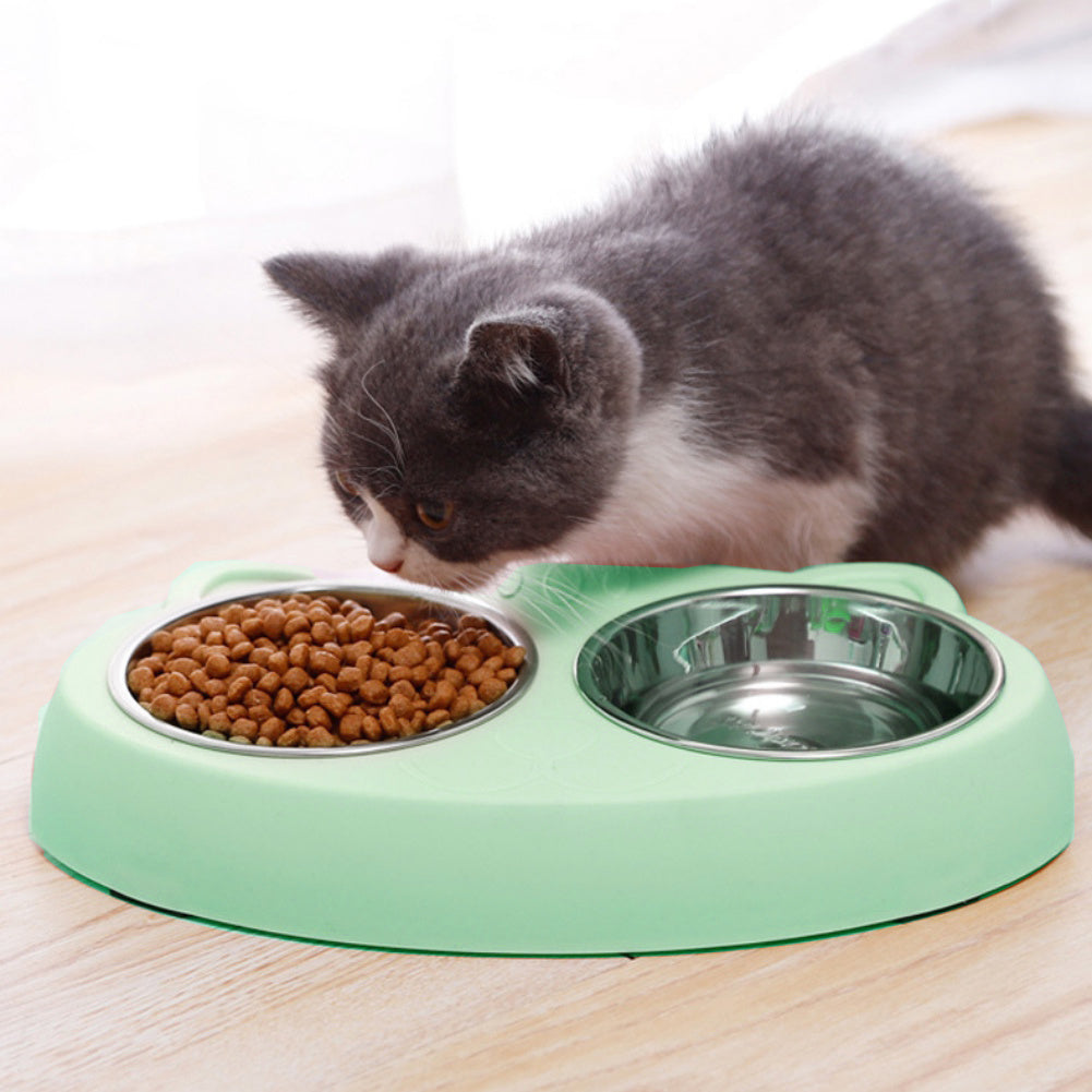 PetPals Stainless Steel Non-Slip Feeder Bowls