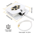Paw Sprout Step-On Pet Water Fountain