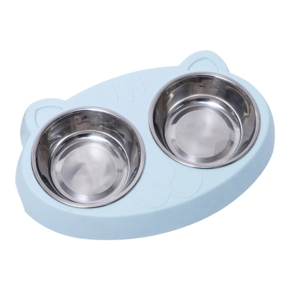 PetPals Stainless Steel Non-Slip Feeder Bowls