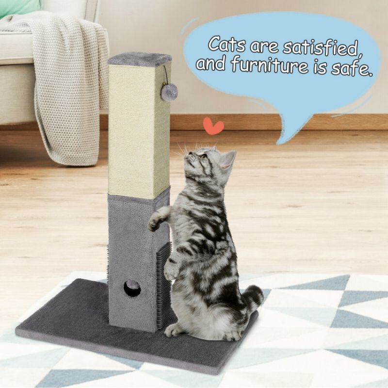 31 Inch Tall Pets Scratching Post Claw with Sisal Rope