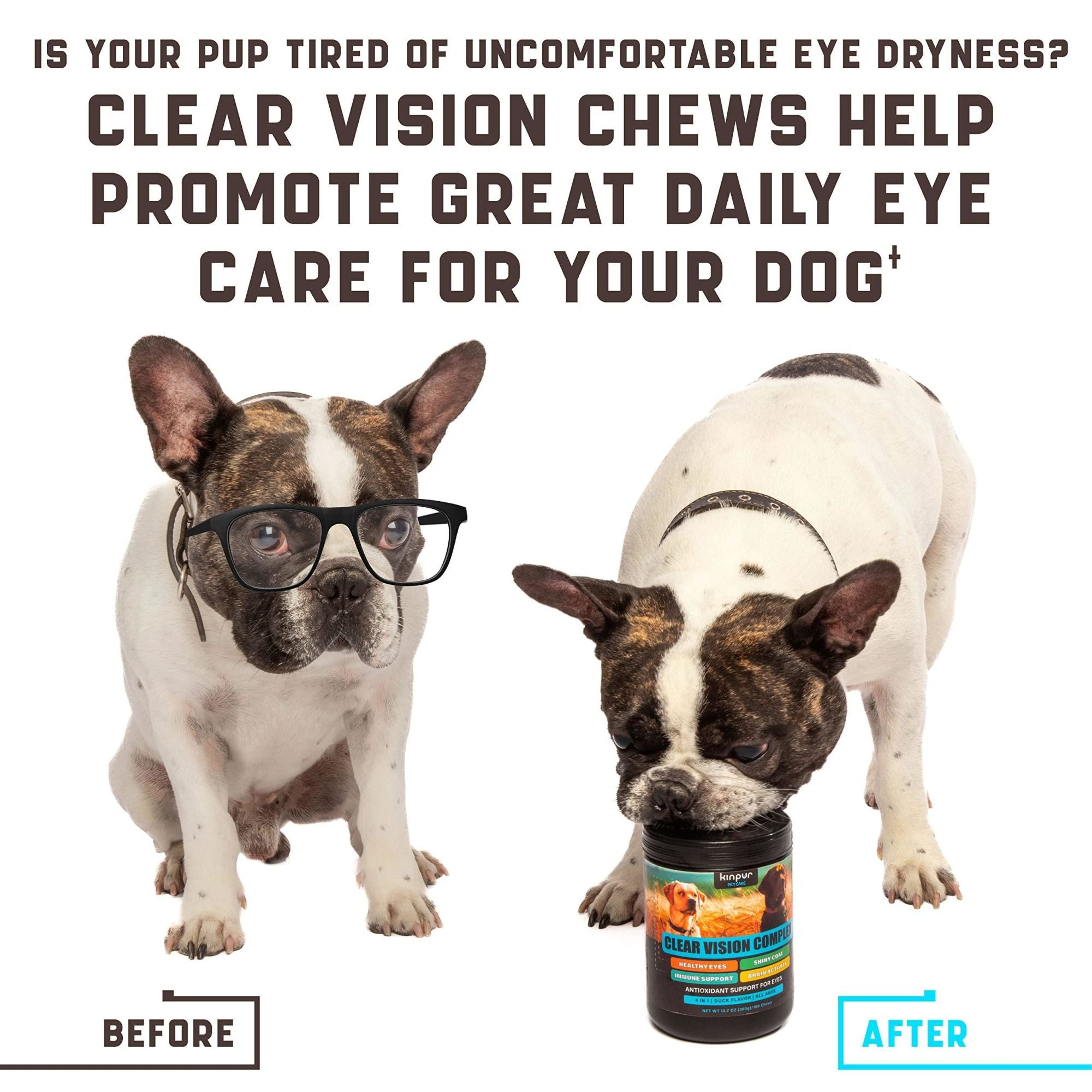 Tear Stains Eye Care supplement for Dog Immune Support