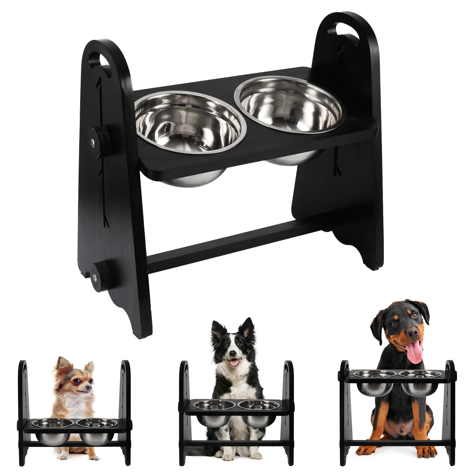 Elevated Pet Bowls for Food and Water