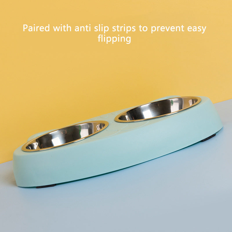 PetPals Stainless Steel Non-Slip Feeder Bowls