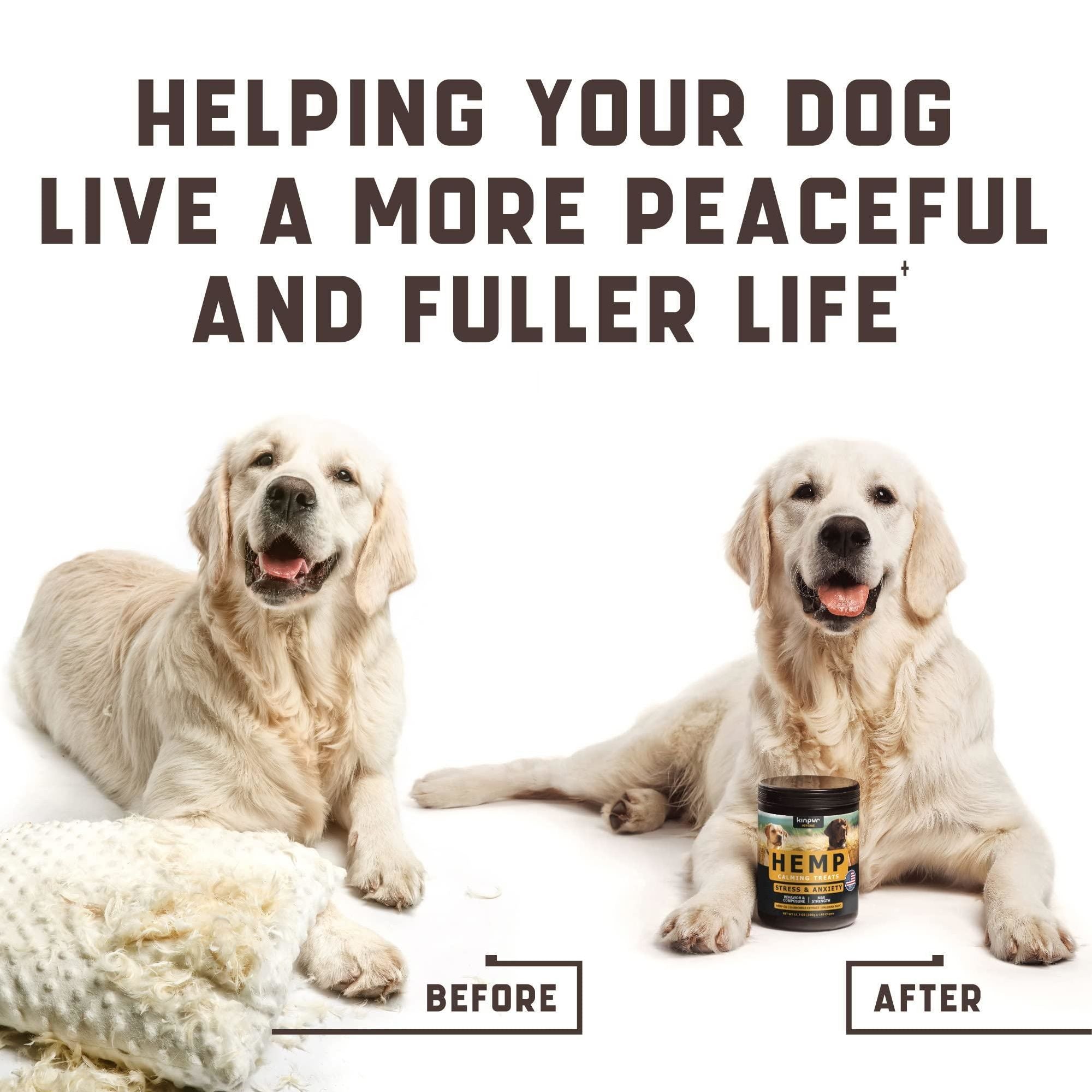 Natural Calming Chews with Hemp Oil and Valerian Root for Pets