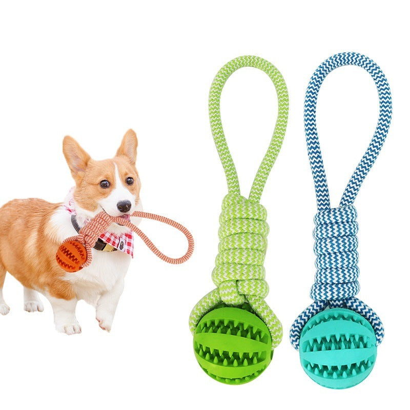 dog toys hemp rope rubber