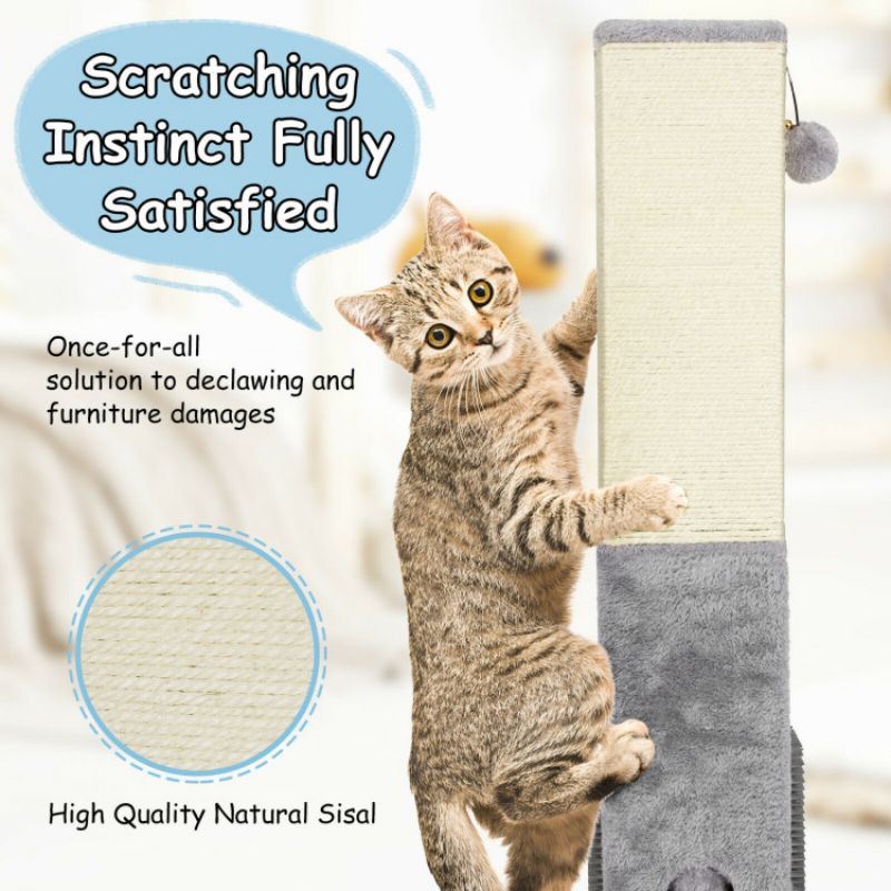 31 Inch Tall Pets Scratching Post Claw with Sisal Rope