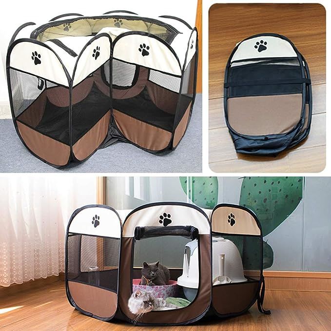 Pet Haven Playground with Portable Pet Playpen