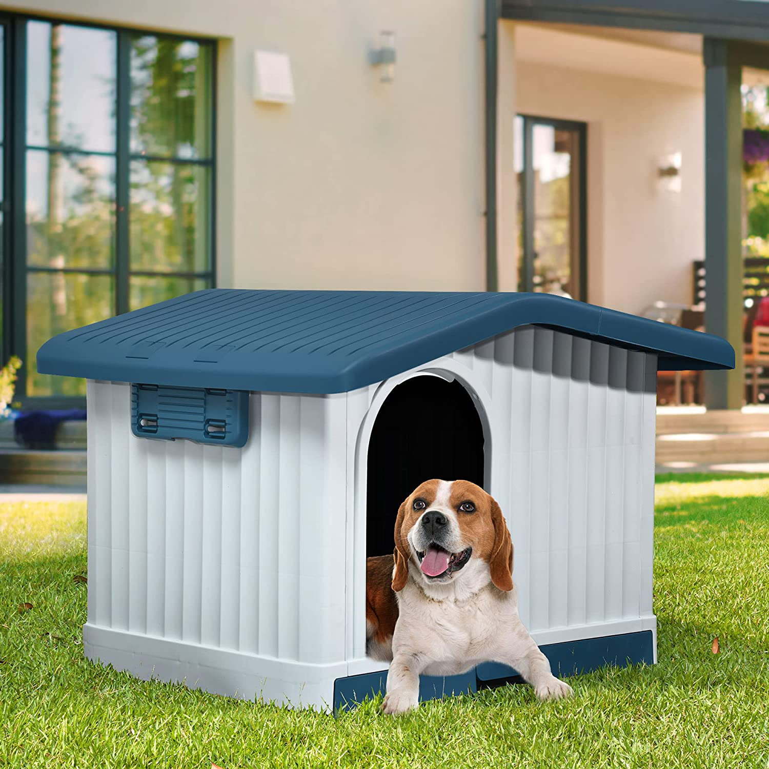 Dextrus Lift-Roof Dog House