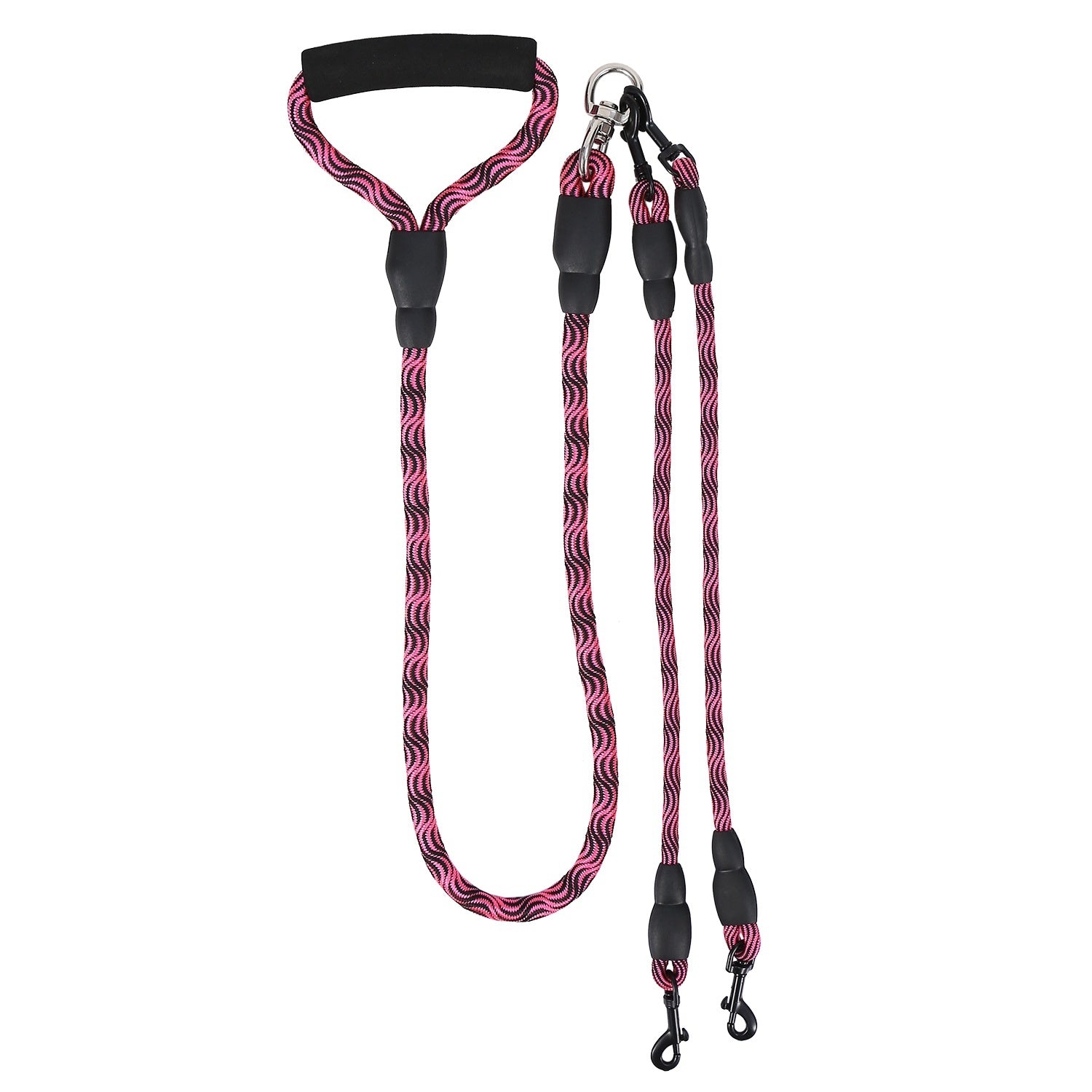 Reflective Dogs Walking Leash Swivel Coupler Padded