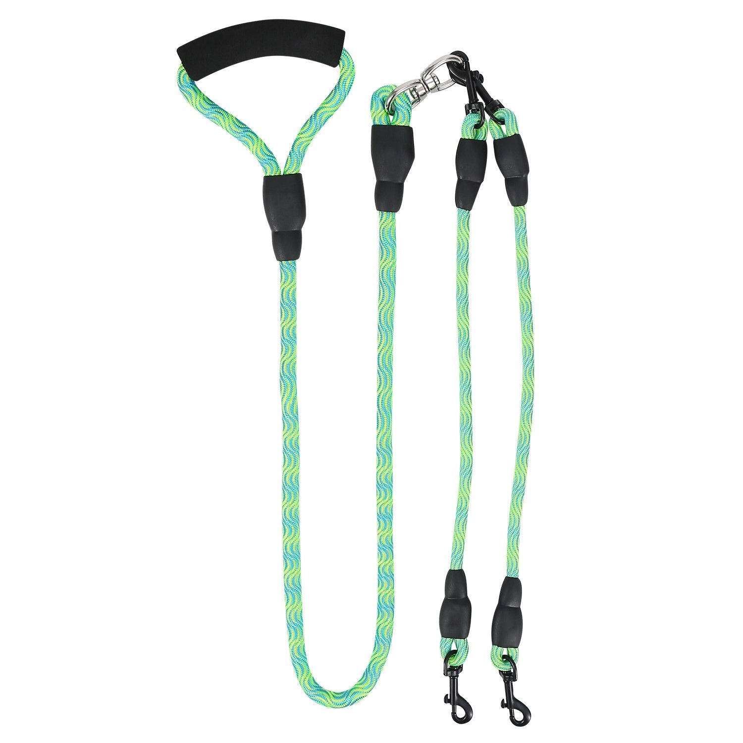 Reflective Dogs Walking Leash Swivel Coupler Padded