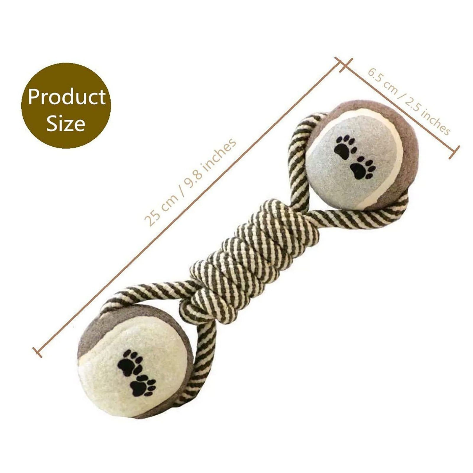 PawsPlay Cotton Rope Toy Set