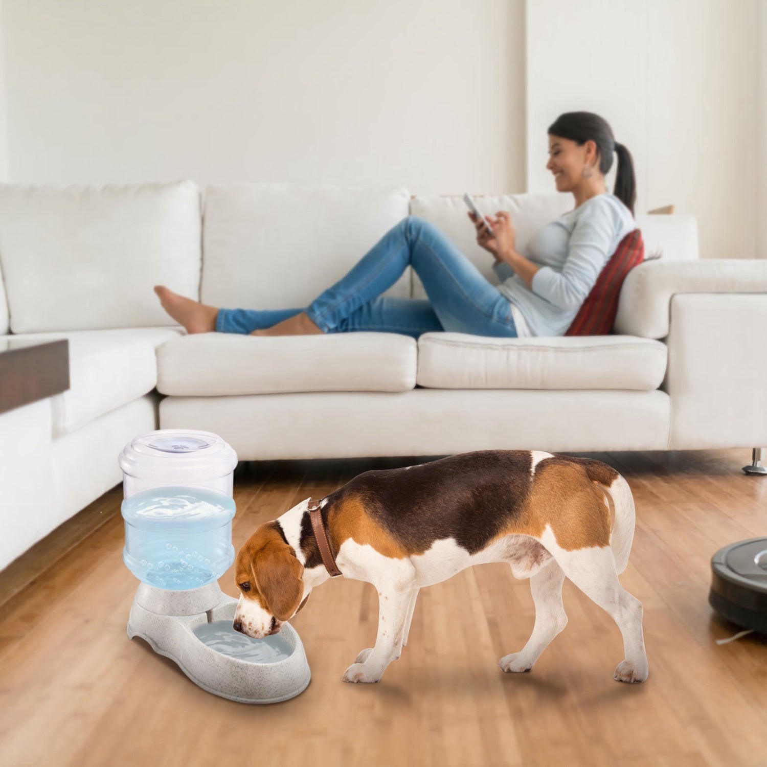 Self-Dispensing Gravity Pet Water Feeder